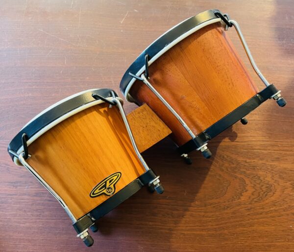 Paire de bongos CP-221 DW, housse Woodbrass, clé – Image 2