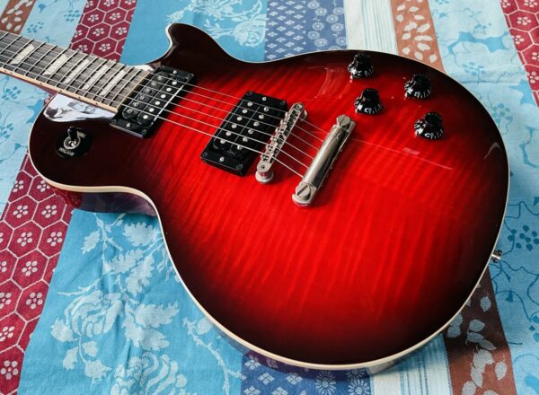 Guitare électrique Gibson Les Paul Slash Vermillion Burst n°212310149 (2021, USA), étui Certificat, sangle – Image 2