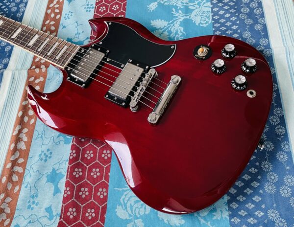 Guitare électrique Tokai SG 58 Cherry Limited Edition n°160000636 (2016, China), housse Paul Beuscher, réglée luthier AMAL (06.12.24) – Image 2