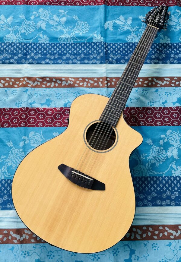 Guitare acoustique 12 cordes Breedlove Passeport n°1419002 (Korea), housse Guardian, réglée luthier Amal (04.02.25)