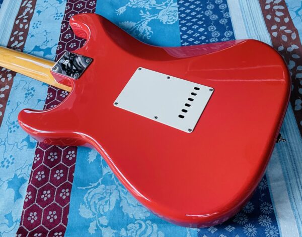 Guitare électrique Fender Stratocaster Reissue ST-62 65 Fiesta Red n°JD15018188 (2015, Japan), sangle, étui Ashton – Image 7