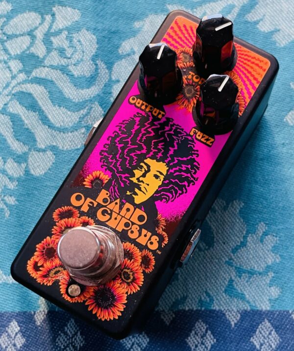 Pédale fuzz Dunlop Authentic Hendrix 1968 Bard of Gypsys n°ACH480, boite d’origine